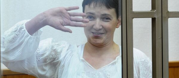 A hearing of the high-profile case against an ex-Ukrainian military pilot Nadezhda Savchenko - Sputnik International