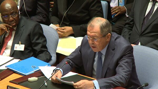Russian Foreign Minister Sergey Lavrov takes part in UNSC ministerial debates - Sputnik International