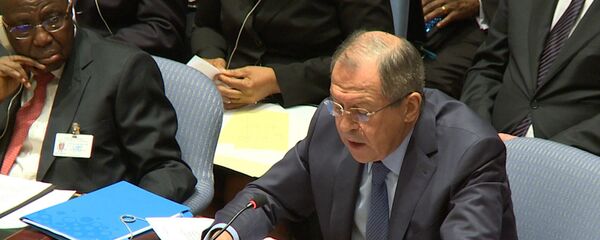 Russian Foreign Minister Sergei Lavrov takes part in UNSC ministerial debates - Sputnik International