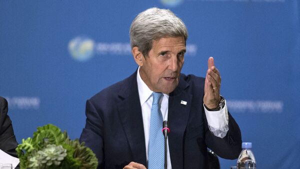 US Secretary of State John Kerry speaks during the Major Economies Forum on Energy and Climate(MEF) meeting on September 29, 2015 in New York - Sputnik International