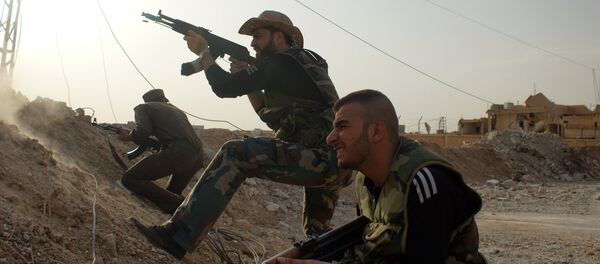 Syrian military and militias are fighting ISIS militants on the outskirts of Al-Hasakah in eastern Syria Syrian military and militias are fighting ISIS militants on the outskirts of Al-Hasakah in eastern Syria - Sputnik International