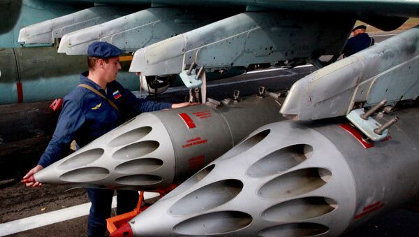 Preparing a Su-25 Grach assault aircraft to take off. File photo - Sputnik International