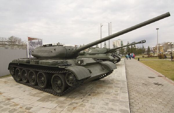 Tank T-54-1 in Verkhnyaya Pyshma war museum Tank T-54-1 in Verkhnyaya Pyshma war museum - Sputnik International