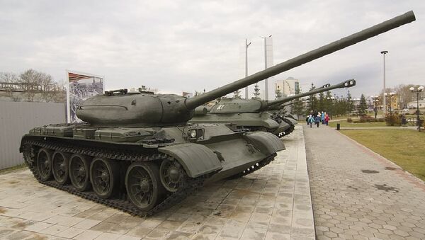 Tank T-54-1 in Verkhnyaya Pyshma war museum - Sputnik International