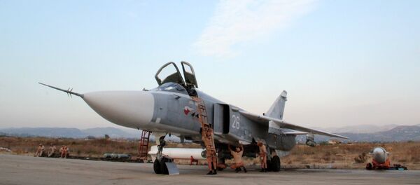 Sputnik Exclusive: Russian Sukhoi jets at airfield near Latakia - Sputnik International
