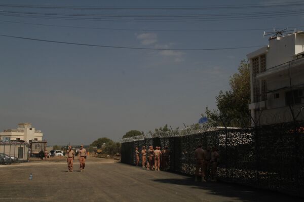 Russian soldiers at the Hmeymim base in Syria - Sputnik International