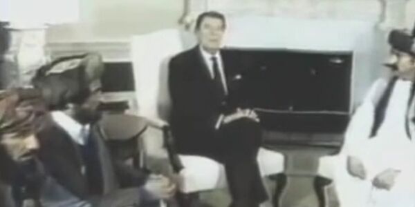 Former US President Ronald Reagan meets with the Taliban - Sputnik International