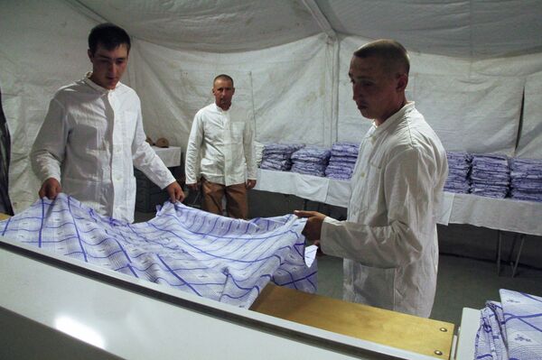 Russian soldiers at the Hmeymim airbase - Sputnik International