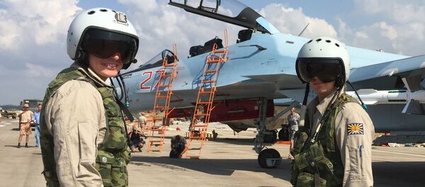 Russian tactical group seen at Hmeimim aerodrome in Syria Russian tactical group seen at Hmeimim aerodrome in Syria - Sputnik International
