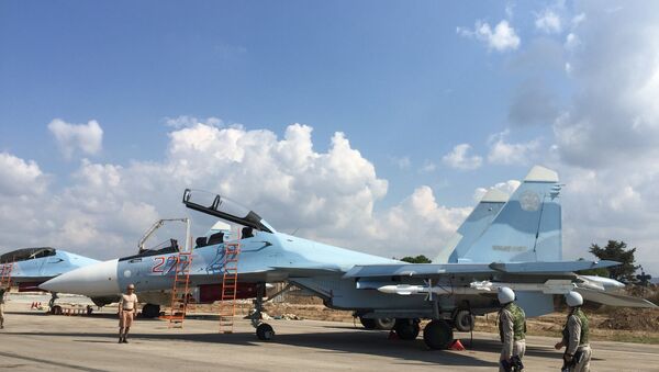 Russian tactical group seen at Hmeimim aerodrome in Syria - Sputnik International