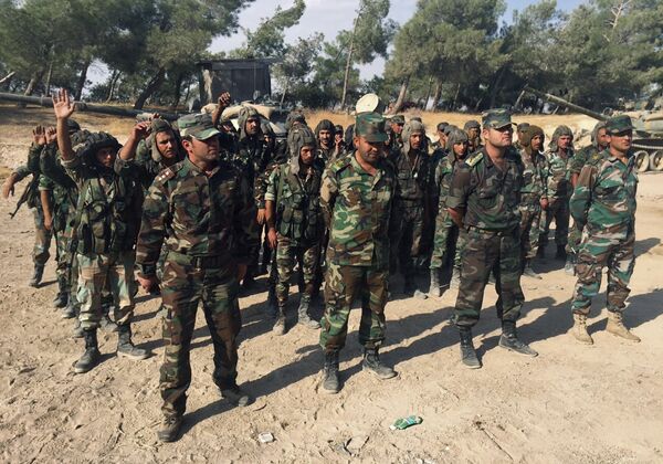 The Syrian Army prepares a large-scale offensive in the Hama province. file photo The Syrian Army prepares a large-scale offensive in the Hama province. file photo - Sputnik International