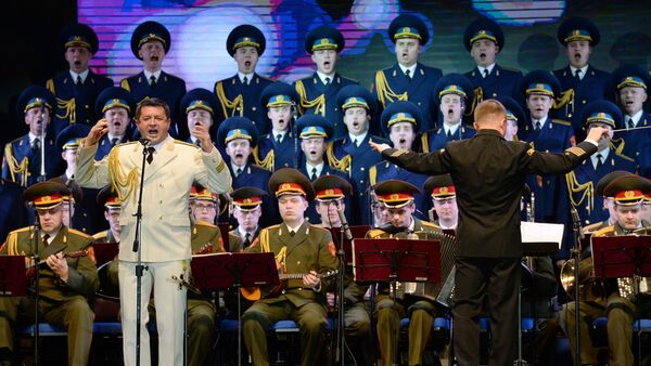 Performance of Alexandrov ensemble at Winter Arts Festival in Sochi. File photo. - Sputnik International