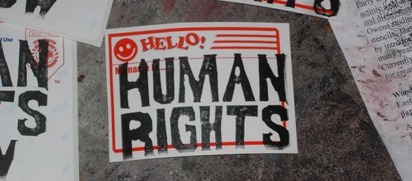 Human rights posters - Sputnik International