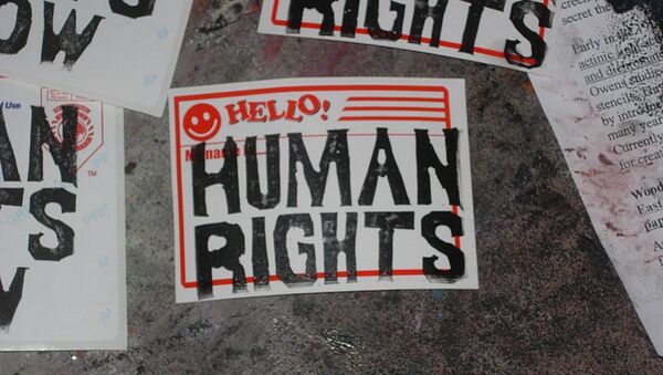 Human rights posters - Sputnik International