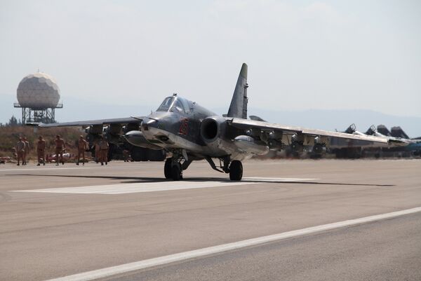 Russian military air group at Khmeimim airbase in Syria Russian military air group at Khmeimim airbase in Syria - Sputnik International