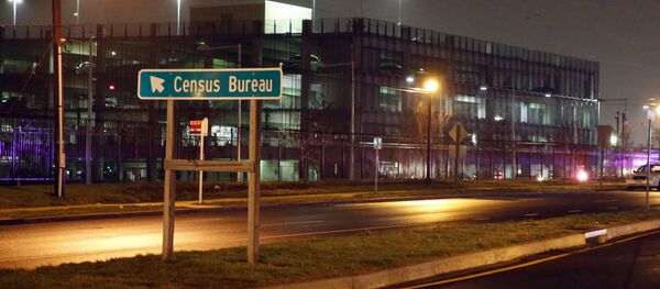 A sign for the U.S. Census Bureau headquarters campus. File photo A sign for the U.S. Census Bureau headquarters campus. File photo - Sputnik International