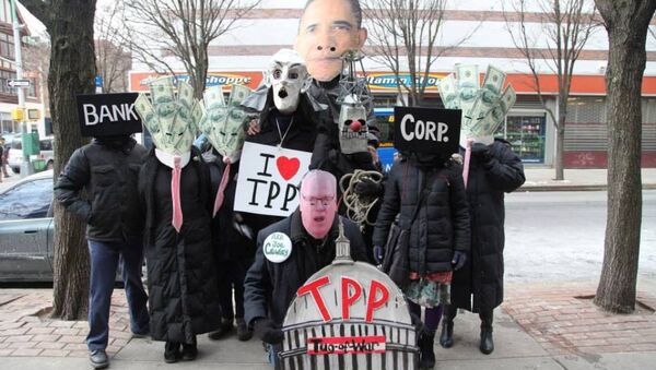 Anti-TPP rally - Sputnik International