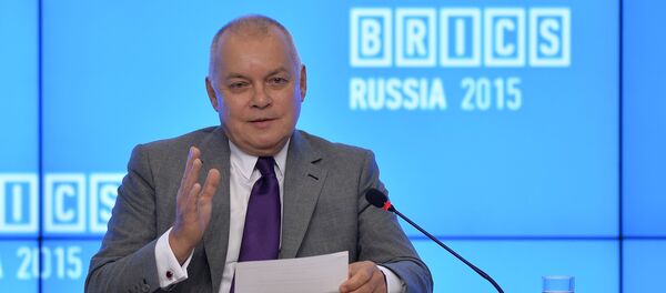 Forum of heads of BRICS countries’ leading media outlets Towards Creating a Common Information Space for the BRICS Countries Forum of heads of BRICS countries’ leading media outlets Towards Creating a Common Information Space for the BRICS Countries - Sputnik International