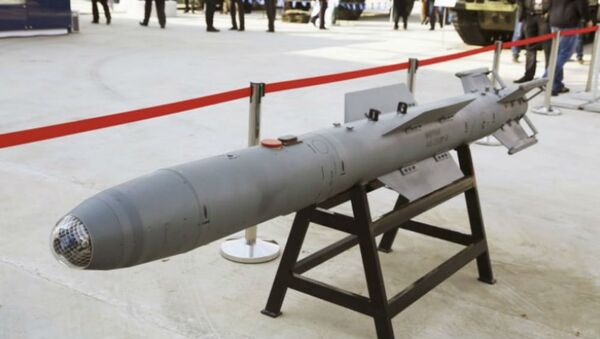 The KAB-250 laser-guided bomb on display at the Russian Defence Ministry Innovation Day 2015 - Sputnik International