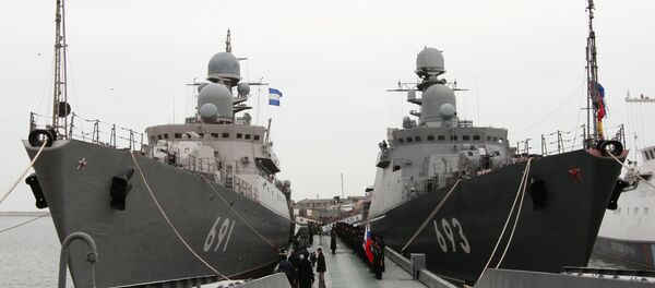 Missile ship Dagestan enters service in Caspian Flotilla Missile ship Dagestan enters service in Caspian Flotilla - Sputnik International