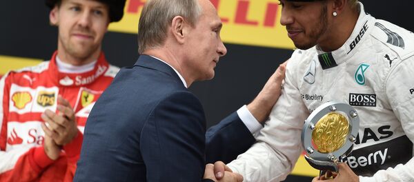 Vladimir Putin attends F1 Russian Grand Prix 2015 in Sochi Vladimir Putin attends F1 Russian Grand Prix 2015 in Sochi - Sputnik International