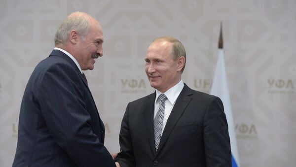 President of the Russian Federation Vladimir Putin meets with President of the Republic of Belarus Alexander Lukashenko (File photo) - Sputnik International