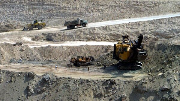 A general view of Golgohar Iron Ore mine in Sirjan some 1050 kms southeast of the capital Tehran - Sputnik International