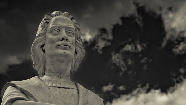 Christopher Columbus statue in Boston - Sputnik International