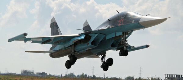 Russian aircraft at Latakia airport Russian aircraft at Latakia airport - Sputnik International