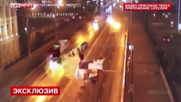 Ferrari crash in Moscow - Sputnik International