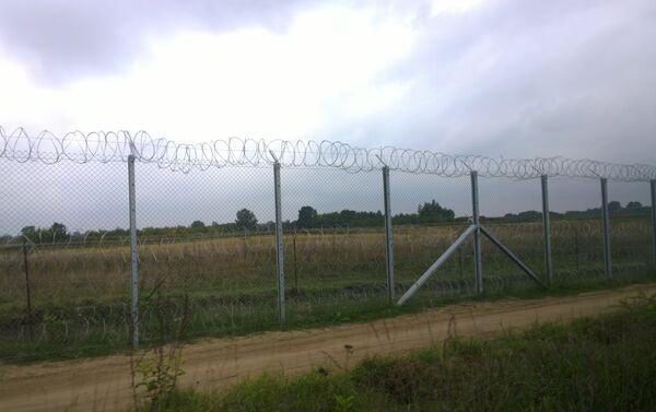 Hungarian-Serbian border near Ásotthalom, Hungary - Sputnik International