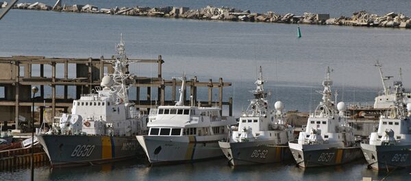 Coast guard vessels of Ukraine in the Port of Odessa Coast guard vessels of Ukraine in the Port of Odessa - Sputnik International