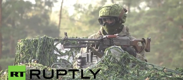 Russia: Special Forces fight 'terrorists' in simulation drills Russia: Special Forces fight 'terrorists' in simulation drills - Sputnik International