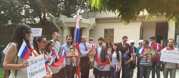 Syrian students in India thank Russia for its role in defeating terrorism ISIS Syrian students in India thank Russia for its role in defeating terrorism ISIS - Sputnik International