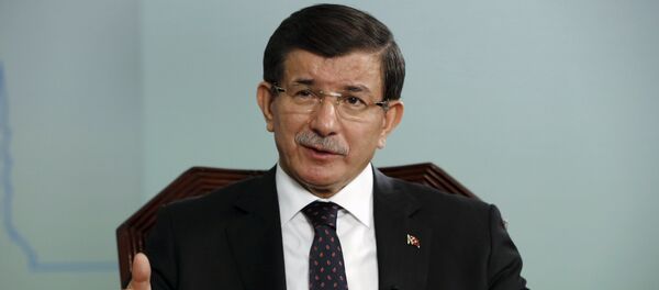 Turkish Prime Minister Ahmet Davutoglu. - Sputnik International