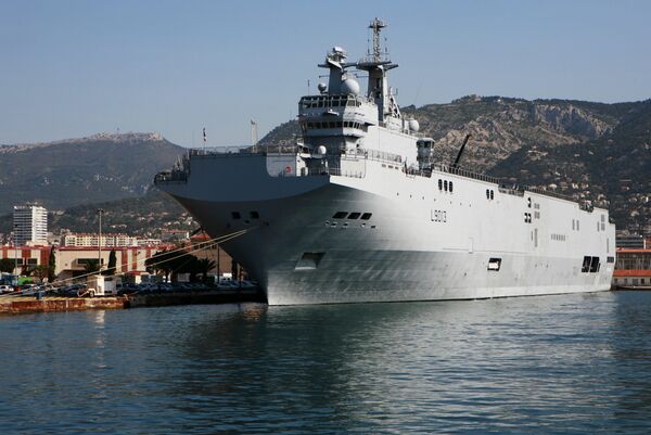 mistral aircraft carrier - Sputnik International