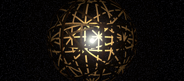 Artist rendering of a Dyson Sphere, a theoretical device used to harness a star's energy. - Sputnik International