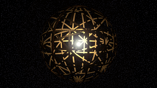 Artist rendering of a Dyson Sphere, a theoretical device used to harness a star's energy. - Sputnik International
