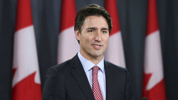Canada's Liberal leader and Prime Minister-designate Justin Trudeau speaks during a news conference in Ottawa, Ontario, October 20, 2015 - Sputnik International