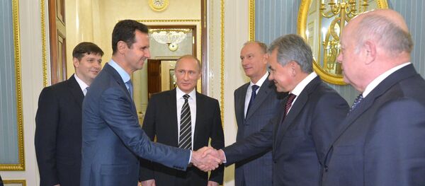 President Vladimir Putin meets with President of Syria Bashar al-Assad - Sputnik International