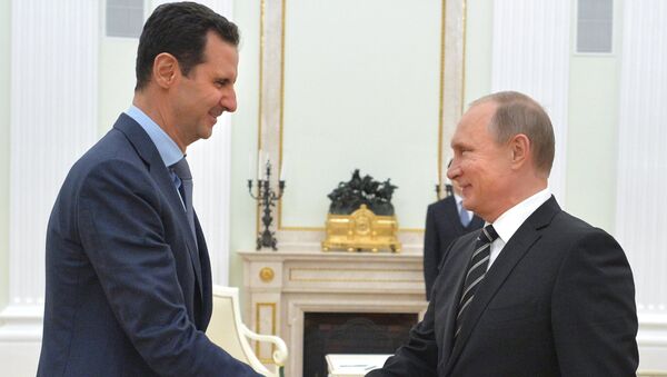 President Vladimir Putin meets with President of Syria Bashar al-Assad - Sputnik International