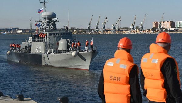 Iranian ships in Astrakhan - Sputnik International