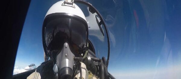 Russian Aerospace Force conduct pinpoint air strikes on armored vehicles, fuel and lubrication materials storages - Sputnik International