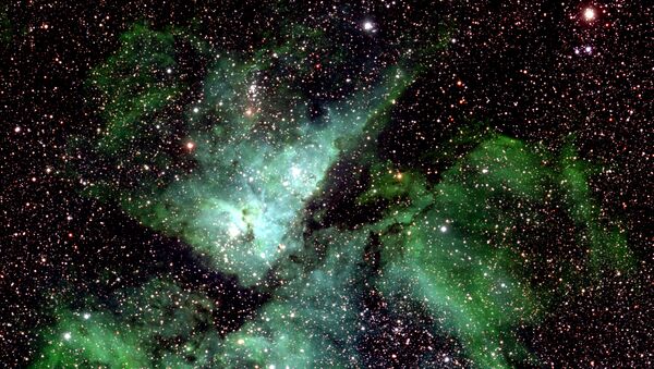 A small section of the Milky Way photo showing Eta Carinae - Sputnik International