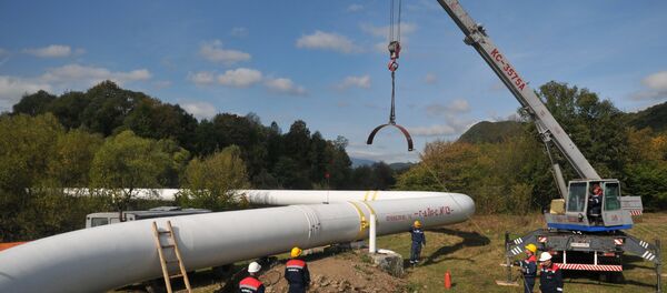 Mountain gas-compressor station Volovets in the Zakarpatye area Mountain gas-compressor station Volovets in the Zakarpatye area - Sputnik International