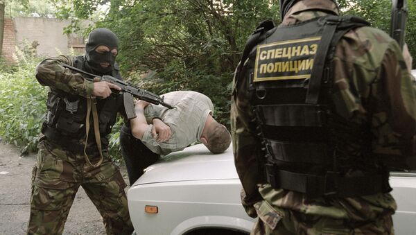 The detention of a drug dealer by a Russian special force unit - Sputnik International
