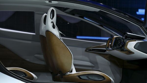 The interior of the Nissan IDS concept car is seen at the 44th Tokyo Motor Show in Tokyo - Sputnik International