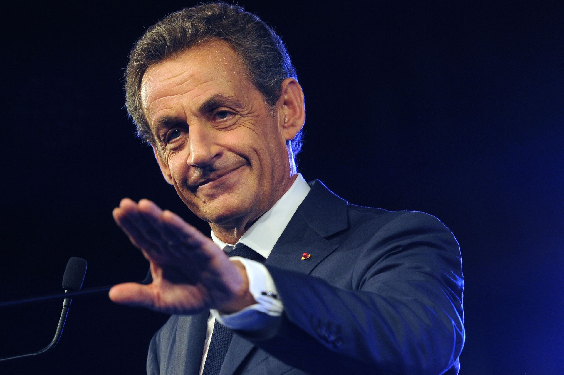 French former President and head of French right-wing opposition party Les Republicains (LR) Nicolas Sarkozy - Sputnik International, 1920, 07.03.2024