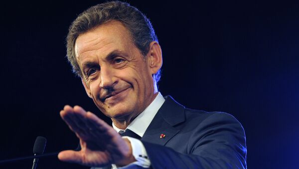 French former President and head of French right-wing opposition party Les Republicains (LR) Nicolas Sarkozy - Sputnik International