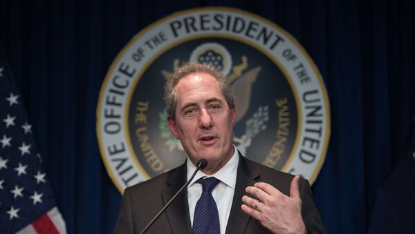 US Trade Representative Michael Froman speaks at a press conference in Washington, DC on March 18, 2015. - Sputnik International